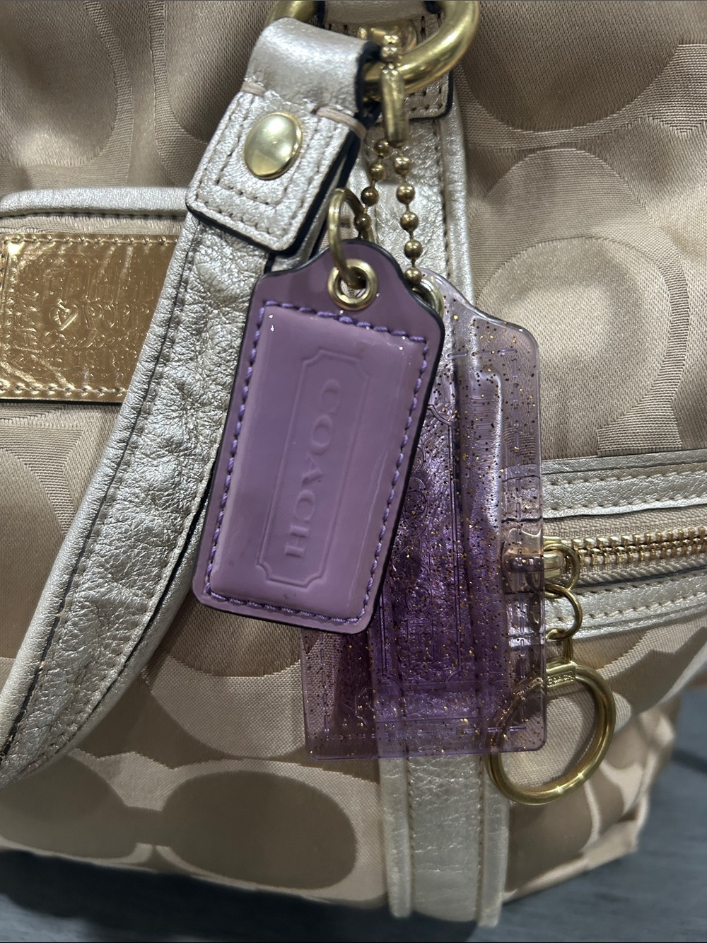 Coach Poppy Signature Sateen Spotlight Tote - Picture 8 of 8